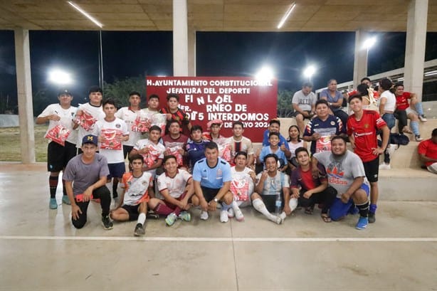 Concluye con éxito el Primer Torneo Interdomos Municipal de Fútbol 5 en Minatitlán