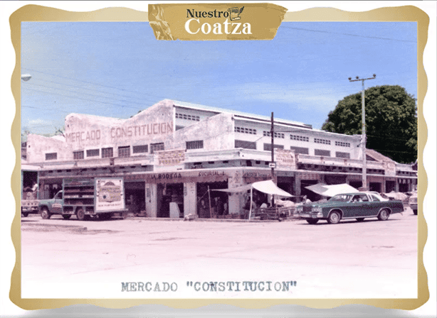 Así lucía el mercado Constitución de Coatzacoalcos en 1980
