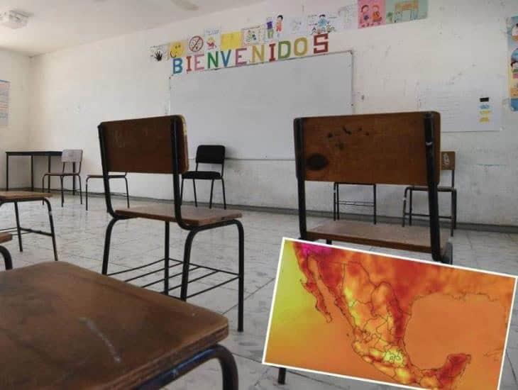 Ola de Calor: alumnos de esta zona de Veracruz irán dos veces a la semana a clases