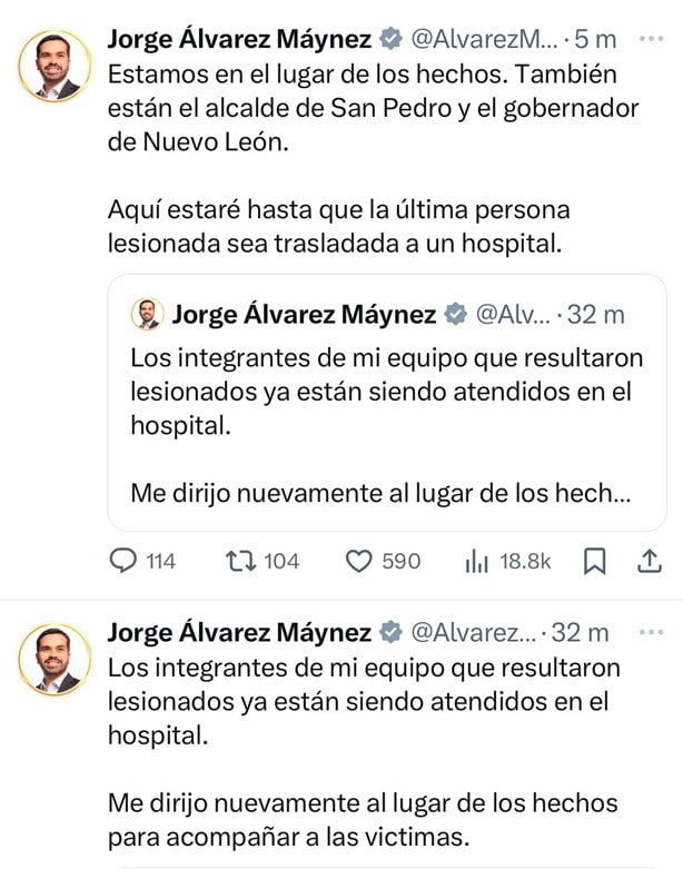 Jorge Álvarez Máynez sobrevive a derrumbe de escenario, reportan al menos 4 muertos | VIDEO