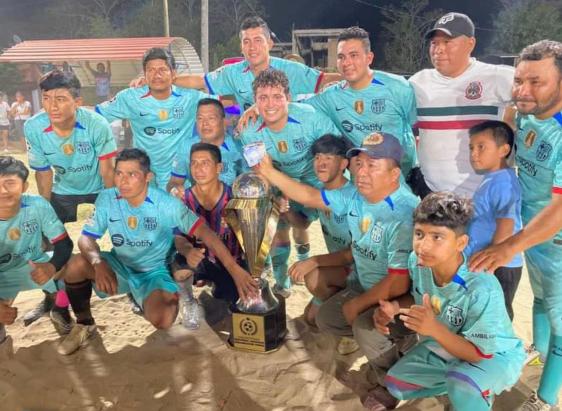 Deportivo Zapata se consagró campeón en Texistepec