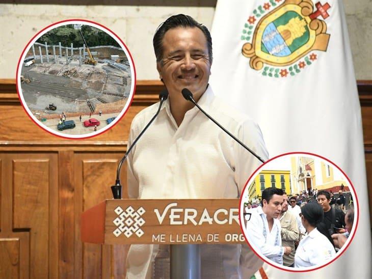 Obras inconclusas, peleas con medios y declaraciones polémicas en el Gobierno de Veracruz con Cuitláhuac García
