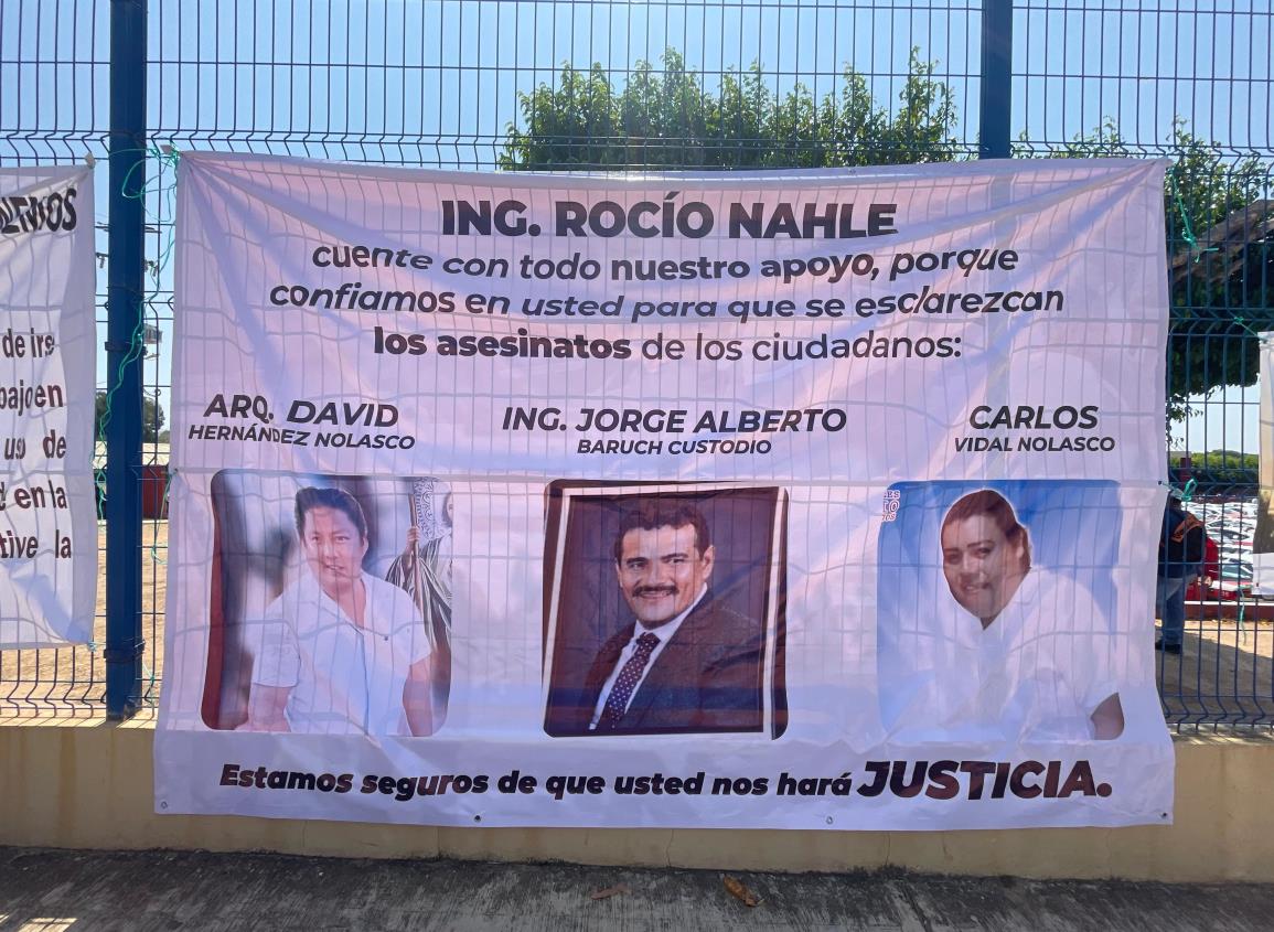 Piden a Rocío Nahle que haga justicia por homicidios de políticos en Soconusco