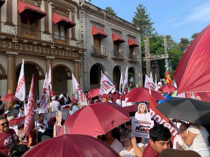 ¡Último suspiro de la campaña! ¡Plaza Lerdo en Xalapa es escenario de disputa por Veracruz