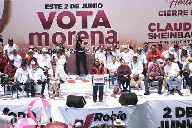 No les voy a fallar, promete Nahle al cerrar campaña en Xalapa
