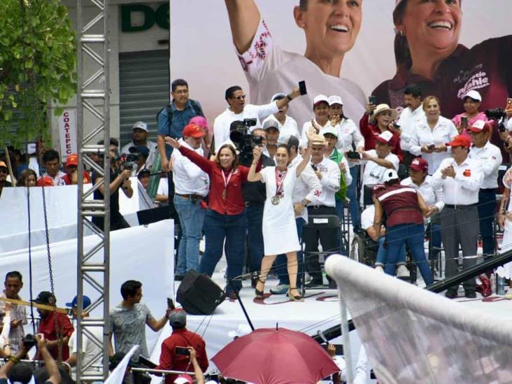 No les voy a fallar, promete Nahle al cerrar campaña en Xalapa